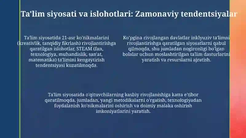 Hahon mamlakatlari talim tizimi va pedagogika fani rivoji 4