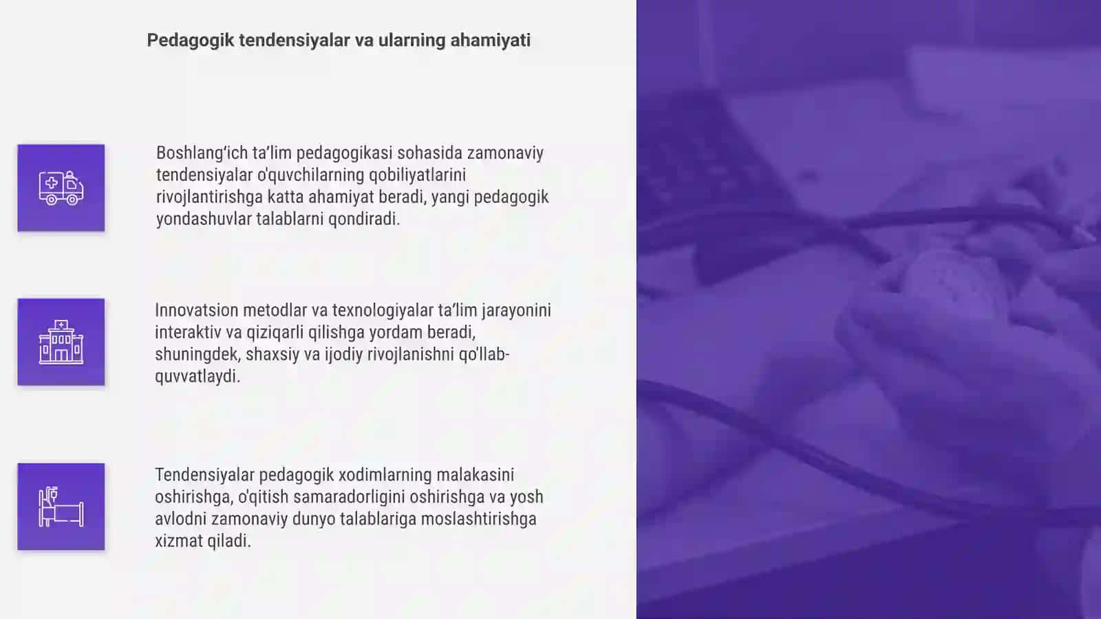 Boshlangʻich taʼlim pedagogikasi fanining zamonaviy tendensiyalari 4