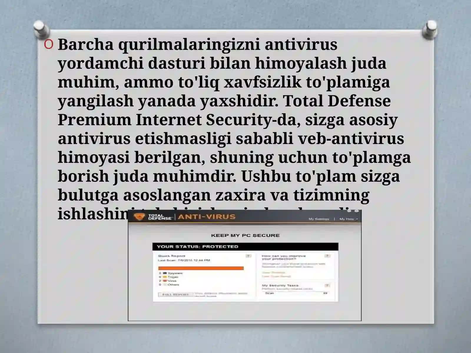 Umumiy mudofaa antivirusi 4