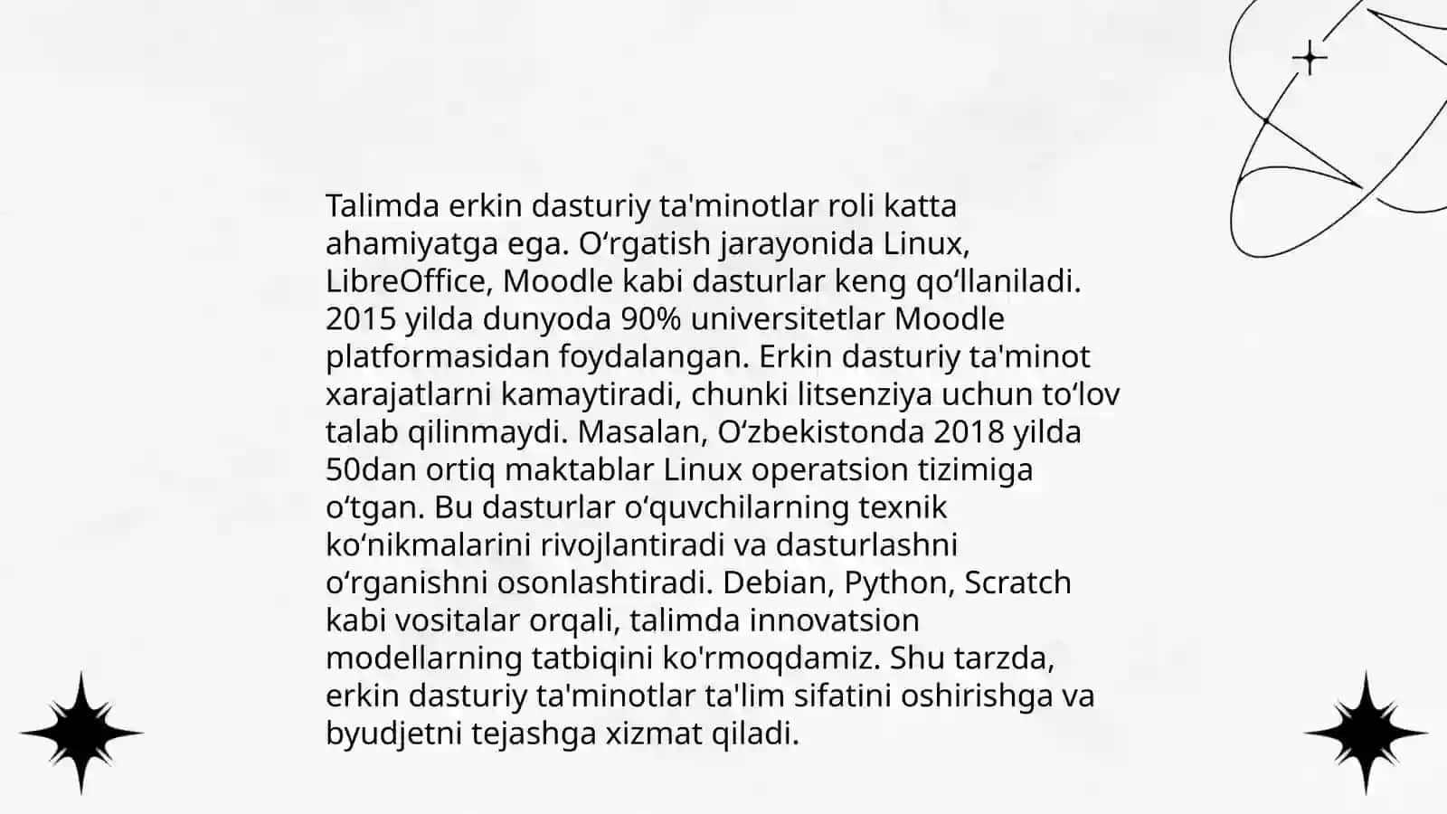 Talimda erkin va ochiq kodli dasturiy taminotlar 4