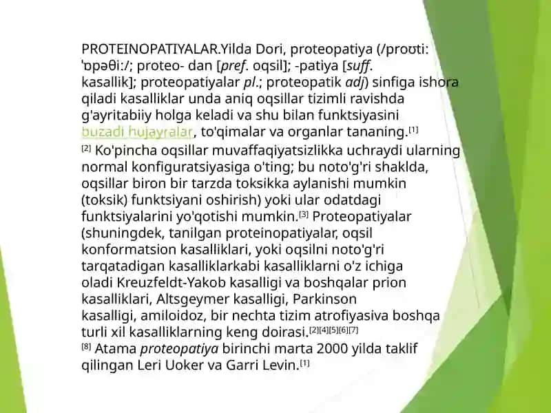 PROTEINOPATIYALAR 4