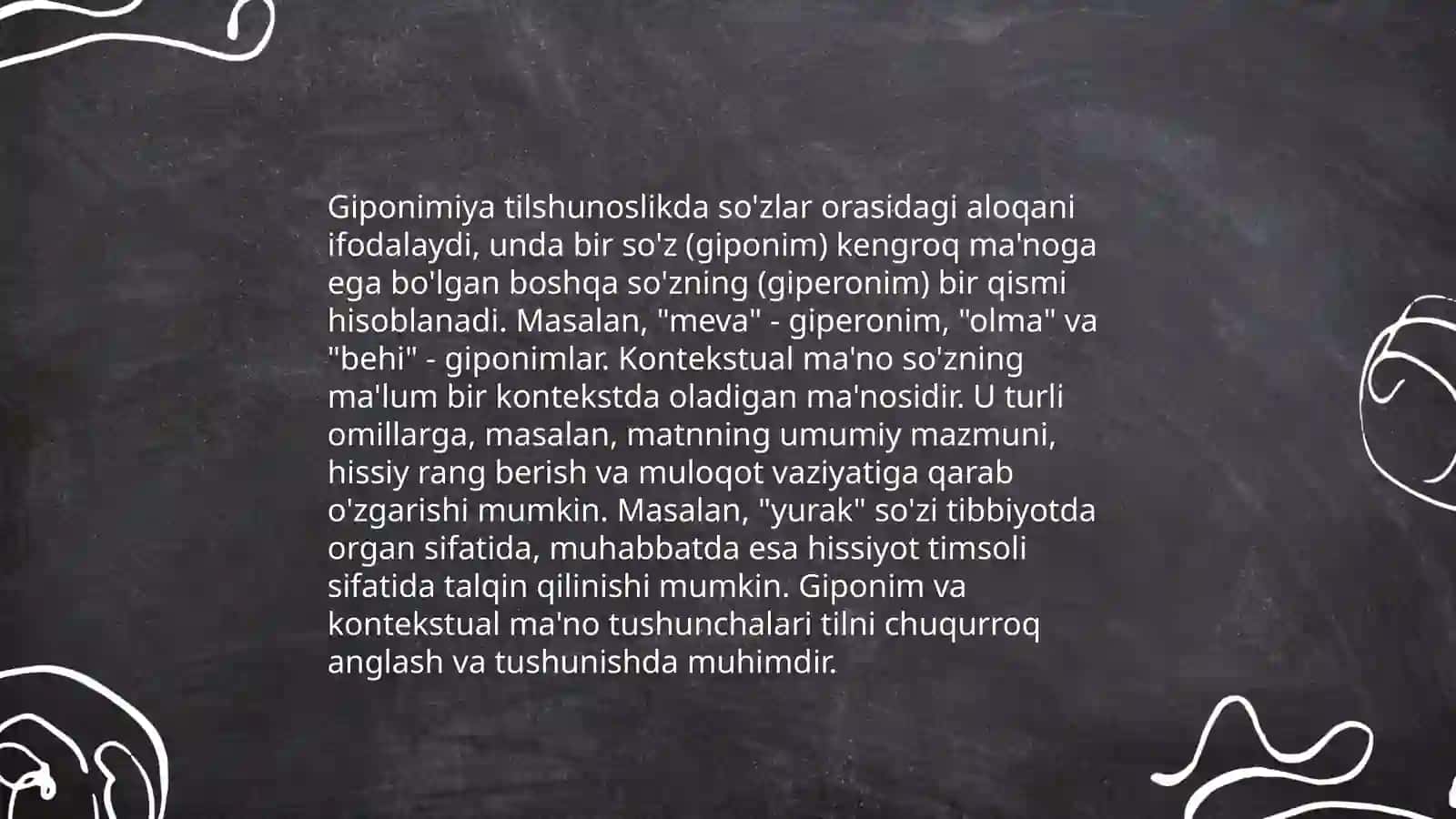 Giponimiya, partonimiya yuzasidan tahlil 4