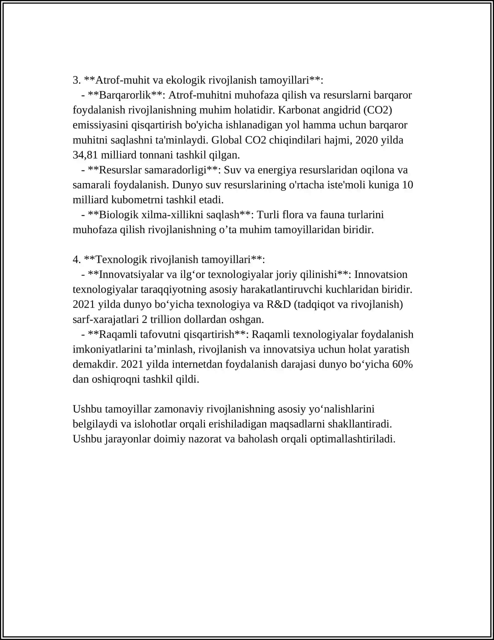 RIVOJLANISHNING UMUMIY QONUNLARI VA KATEGORIYALARI 4
