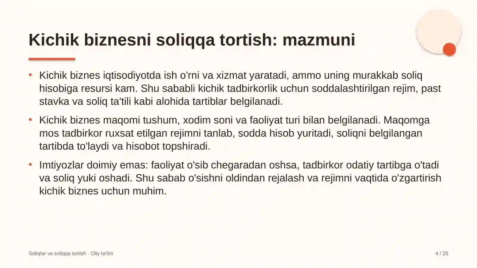 mebel ishlab chiqarishda kichik biznesni soliqqa tortish 9137 4