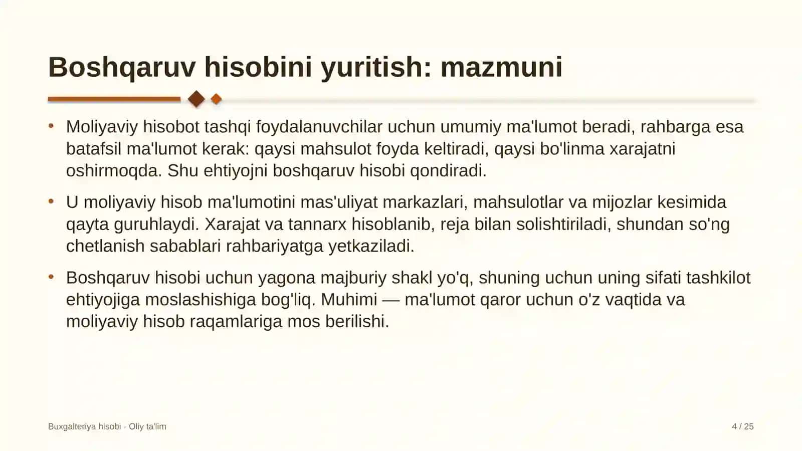 xususiy telekanallarda boshqaruv hisobini yuritish 7882 4