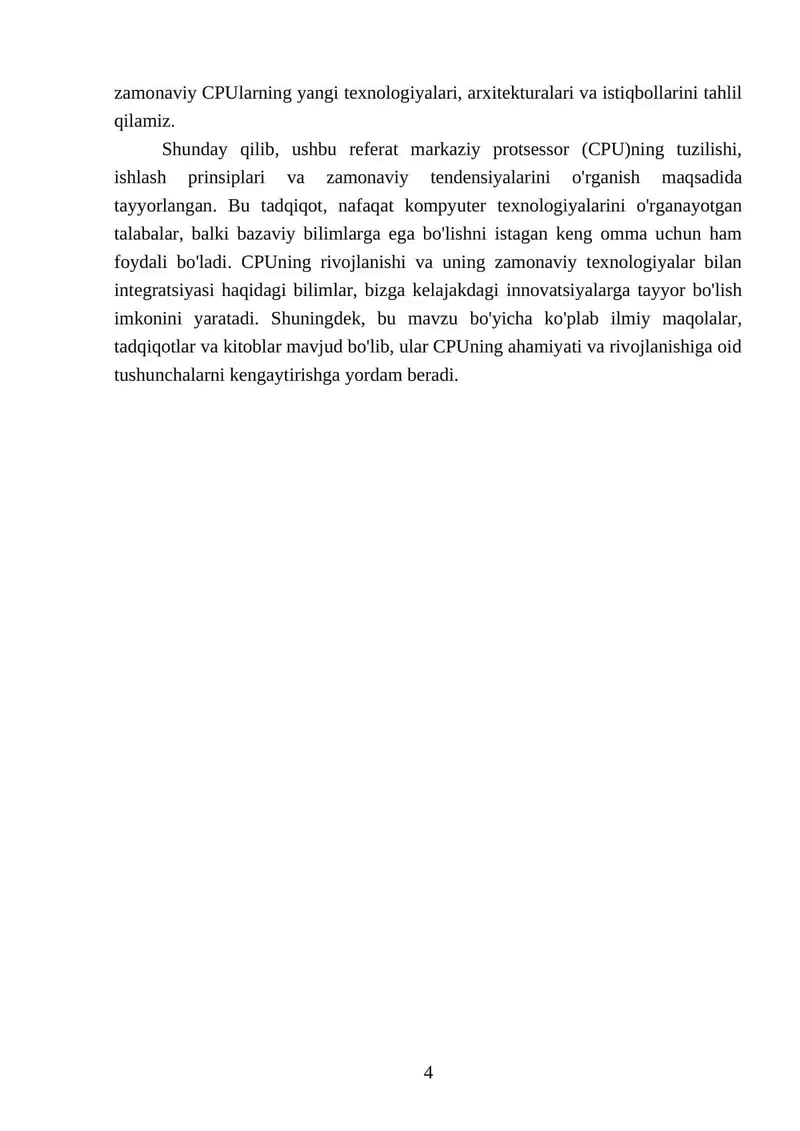 Markaziy protsessor (CPU) va uning vazifasi 4