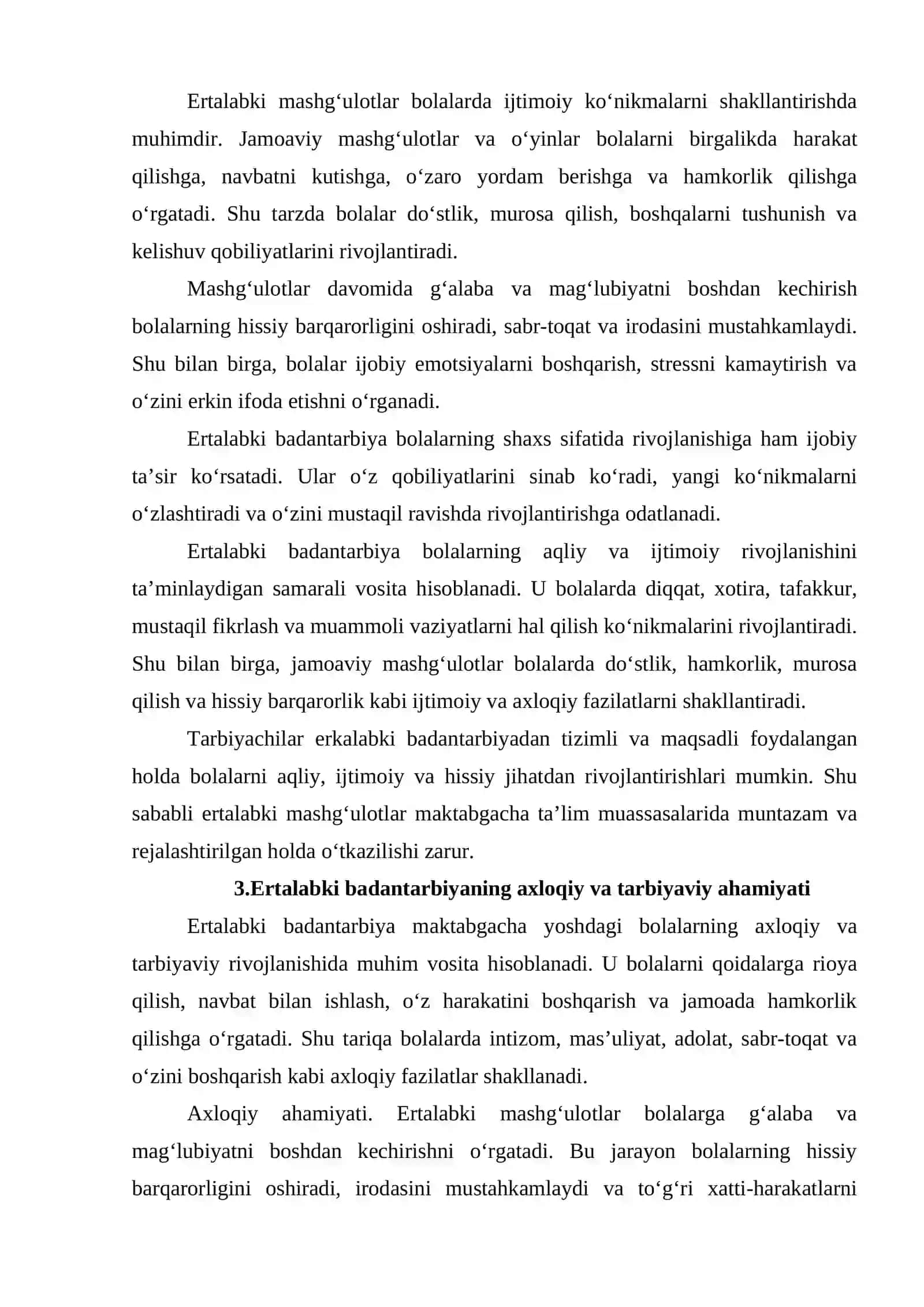 Ertalabki badantarbiya 4