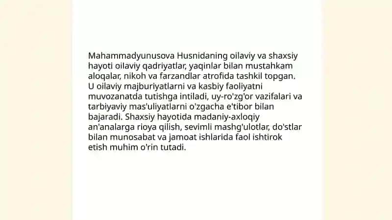 Mahammadyunusova Husnida 4