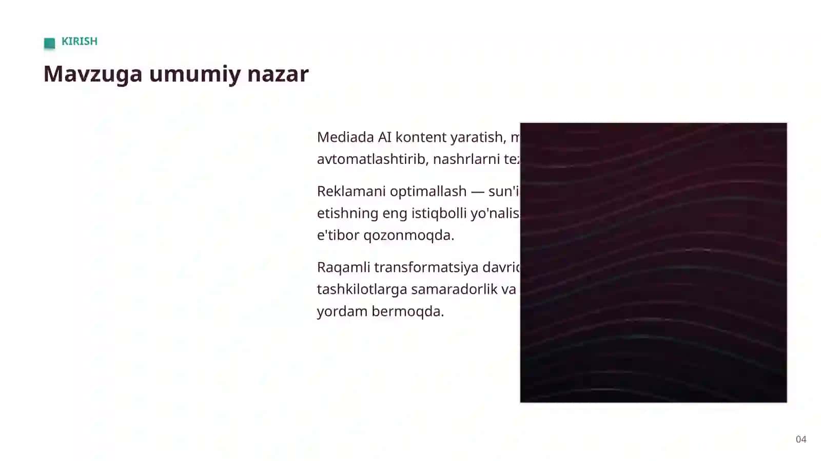 AI MEDIA VA JURNALISTIKADA 4