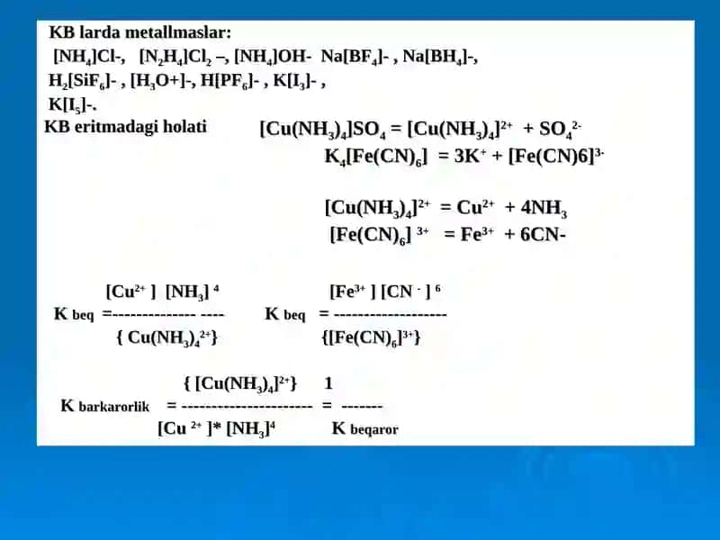 Kompleks birikmalar 4