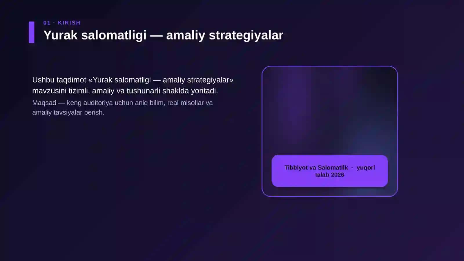 Yurak salomatligi — amaliy strategiyalar 4