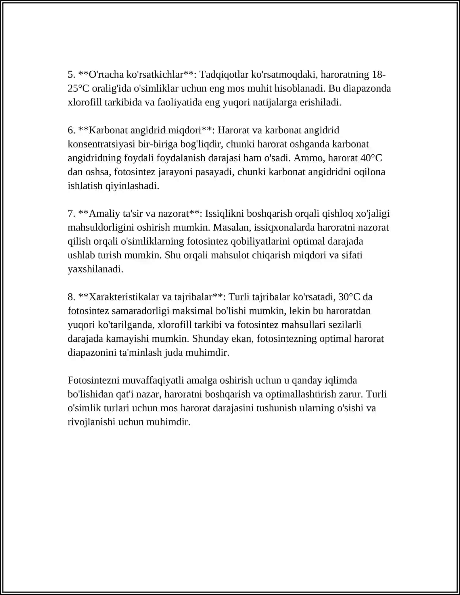 OʻSIMLIKLARGA ISSIQLIKNING TAʼSIRI 4