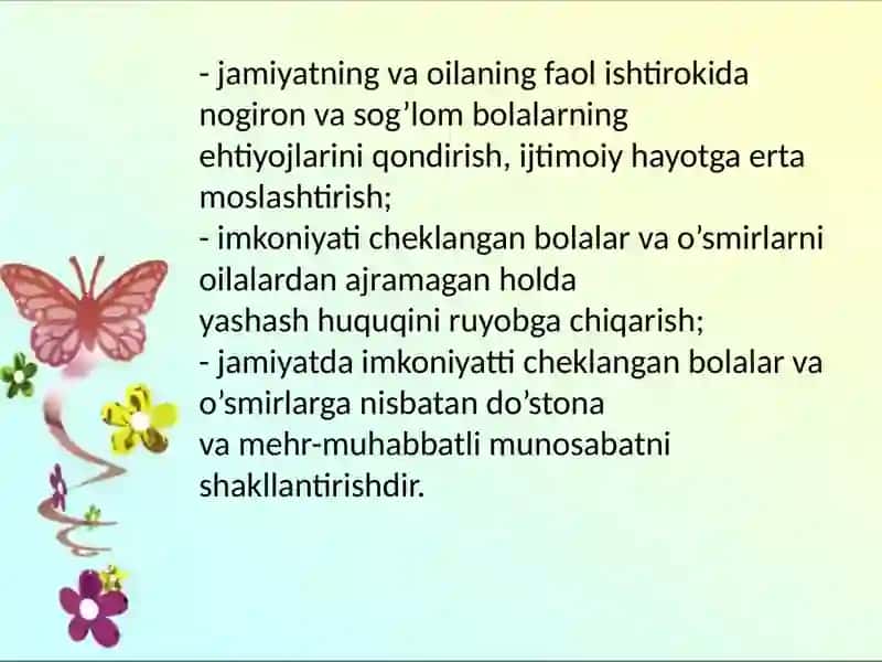 Maktabgacha inklyuziv taʼlimni tashkil etish tamoyillari 4