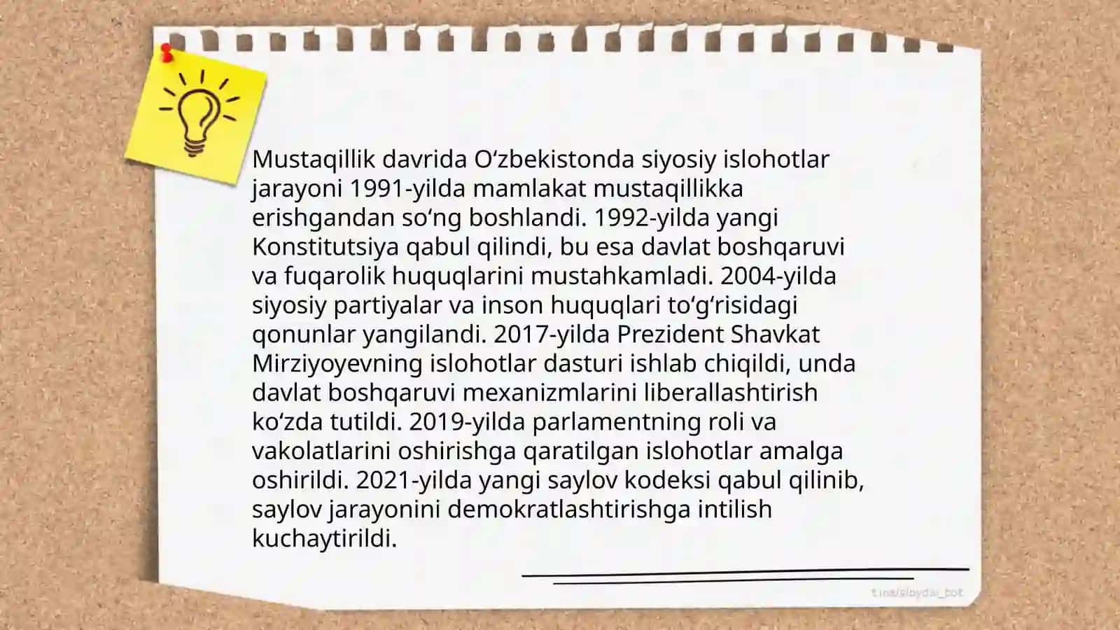 Oʻzbekistonning eng yangi tarixi 4