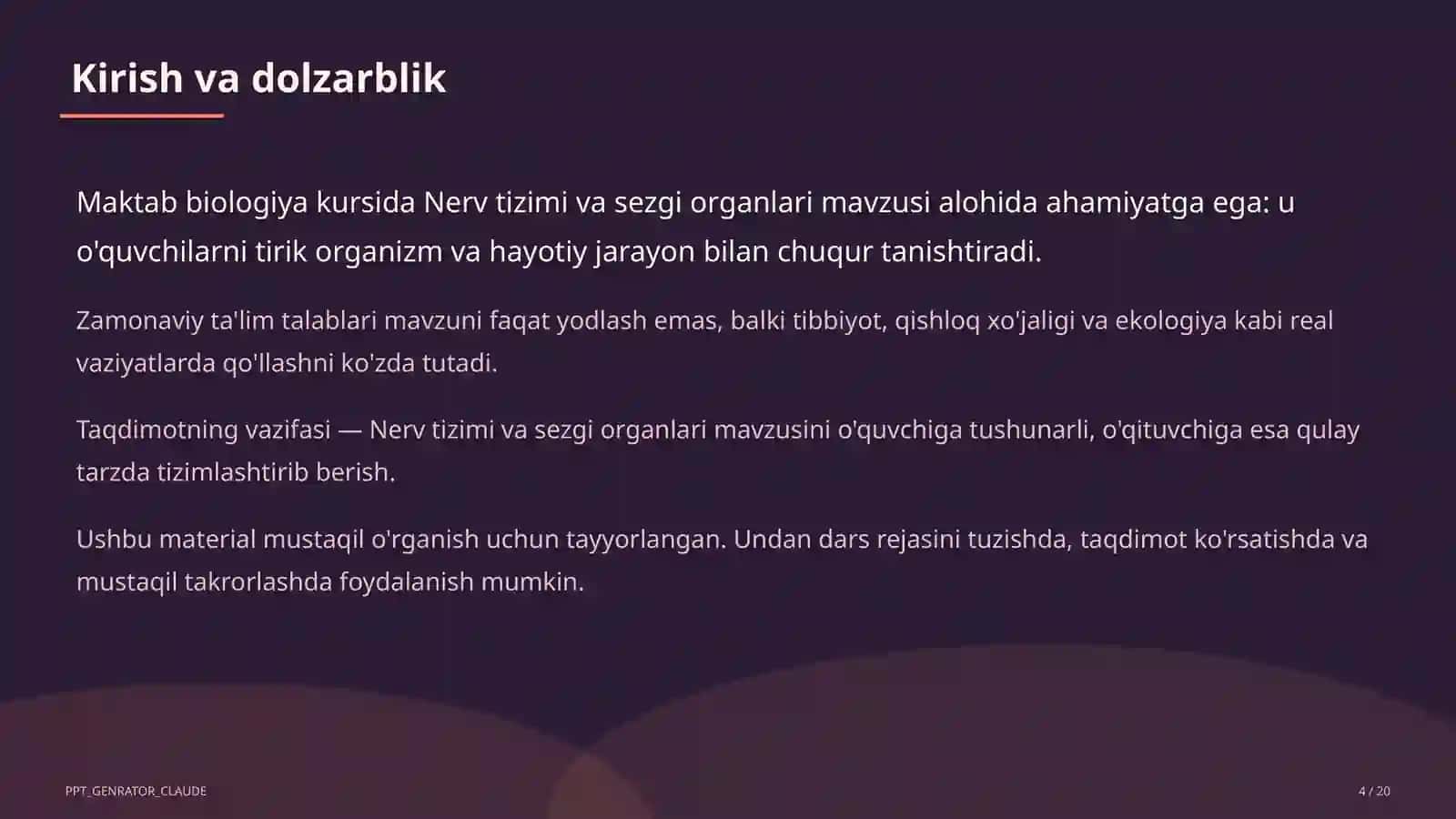 Nerv tizimi va sezgi organlari (8-sinf) 4