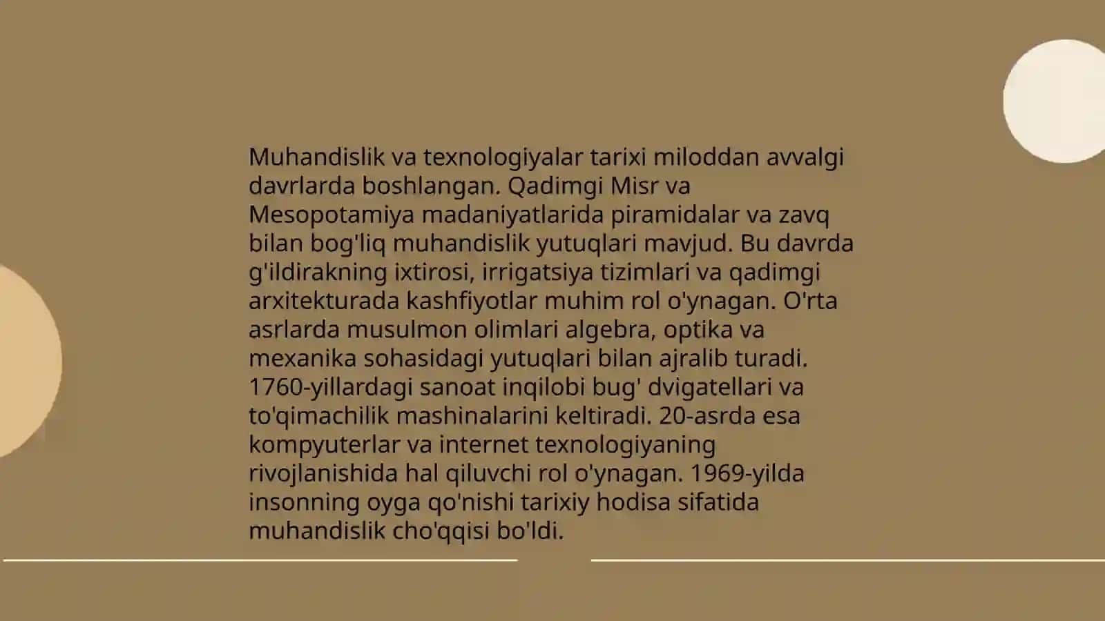 Muhandislikka kirish kursi 4