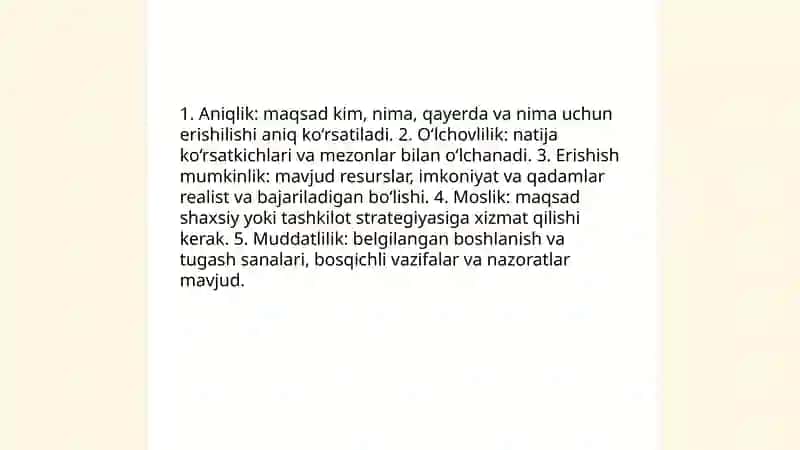 Taym-menejment va shaxsiy rejalashtirish usulllari 4