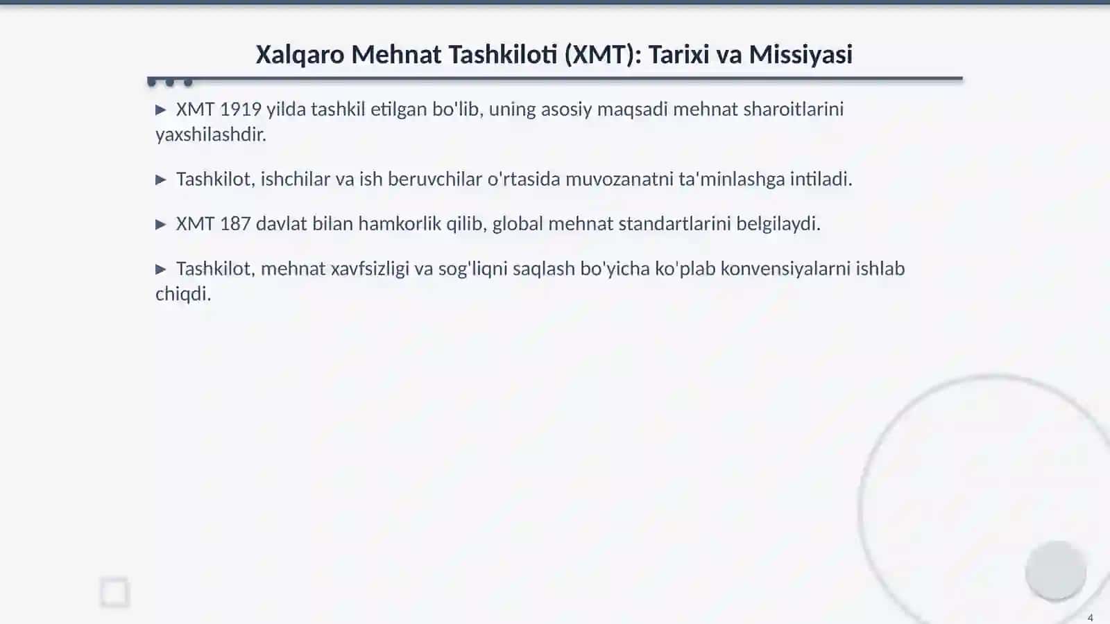 Mehnatni Muhofaza Qilish: Xalqaro Tashkilotlarning Roli 4