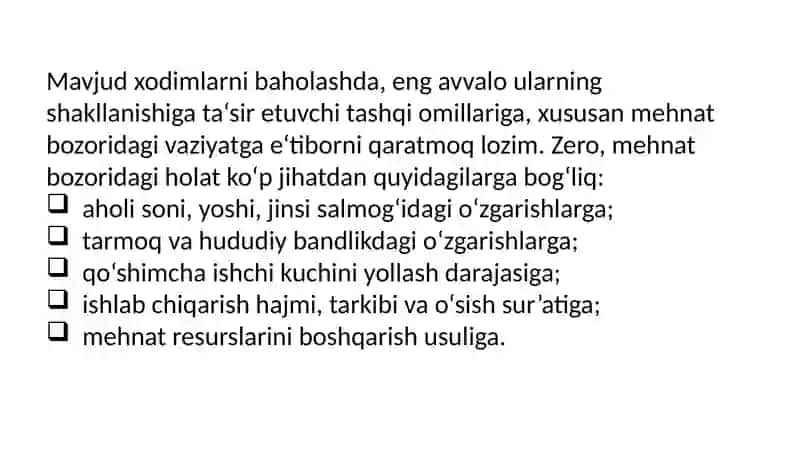 RESURSLARNI REJALASHTIRISH VA MEHNAT BOZORI TENDENSIYALARI 4