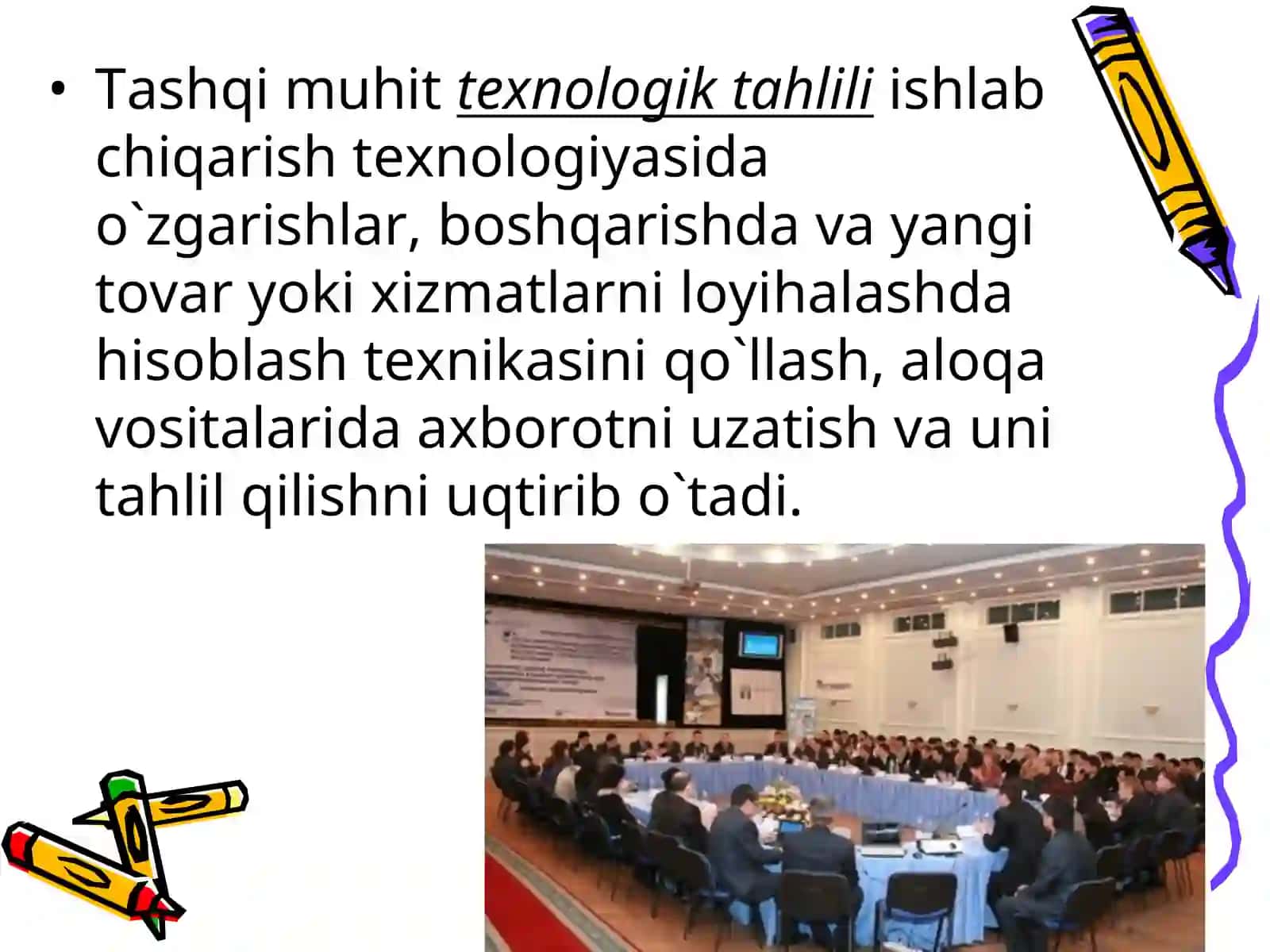 Korxona ichki va tashqi muhitining boshlang'ich ma'lumotlarning  shakllanishi 4