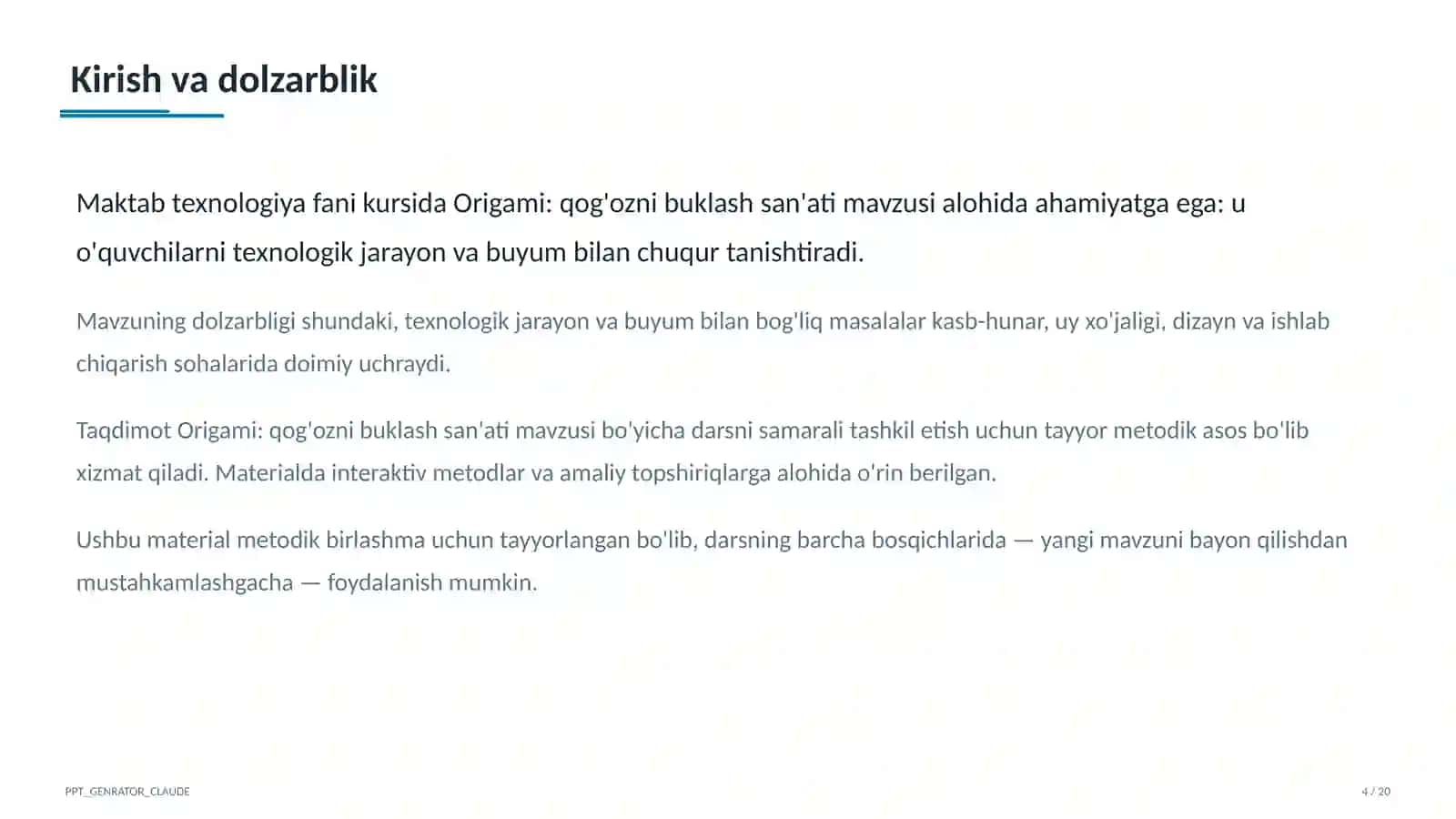 Origami: qog'ozni buklash san'ati (2-sinf) 4