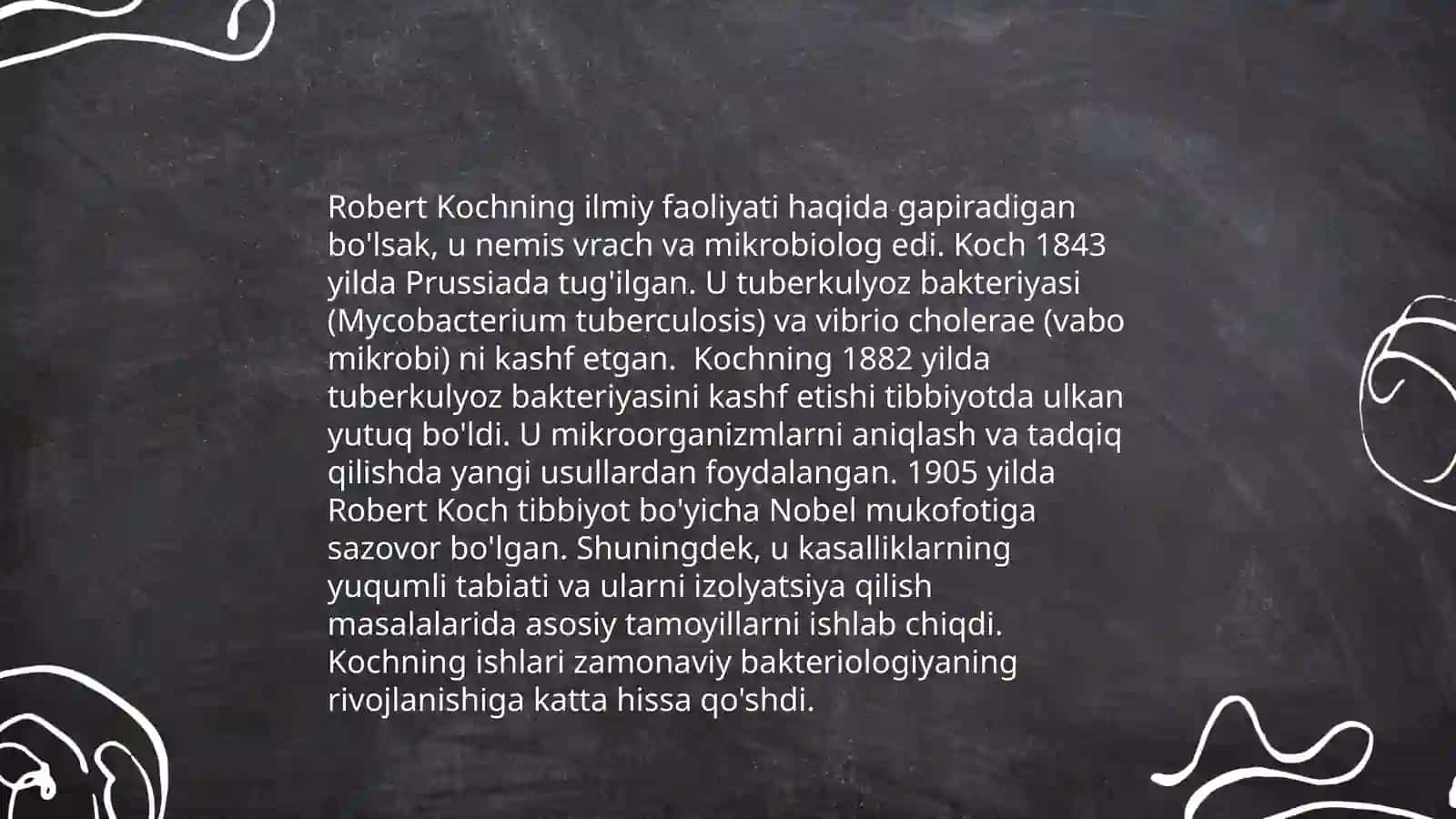 Robert Kochning hayoti 4
