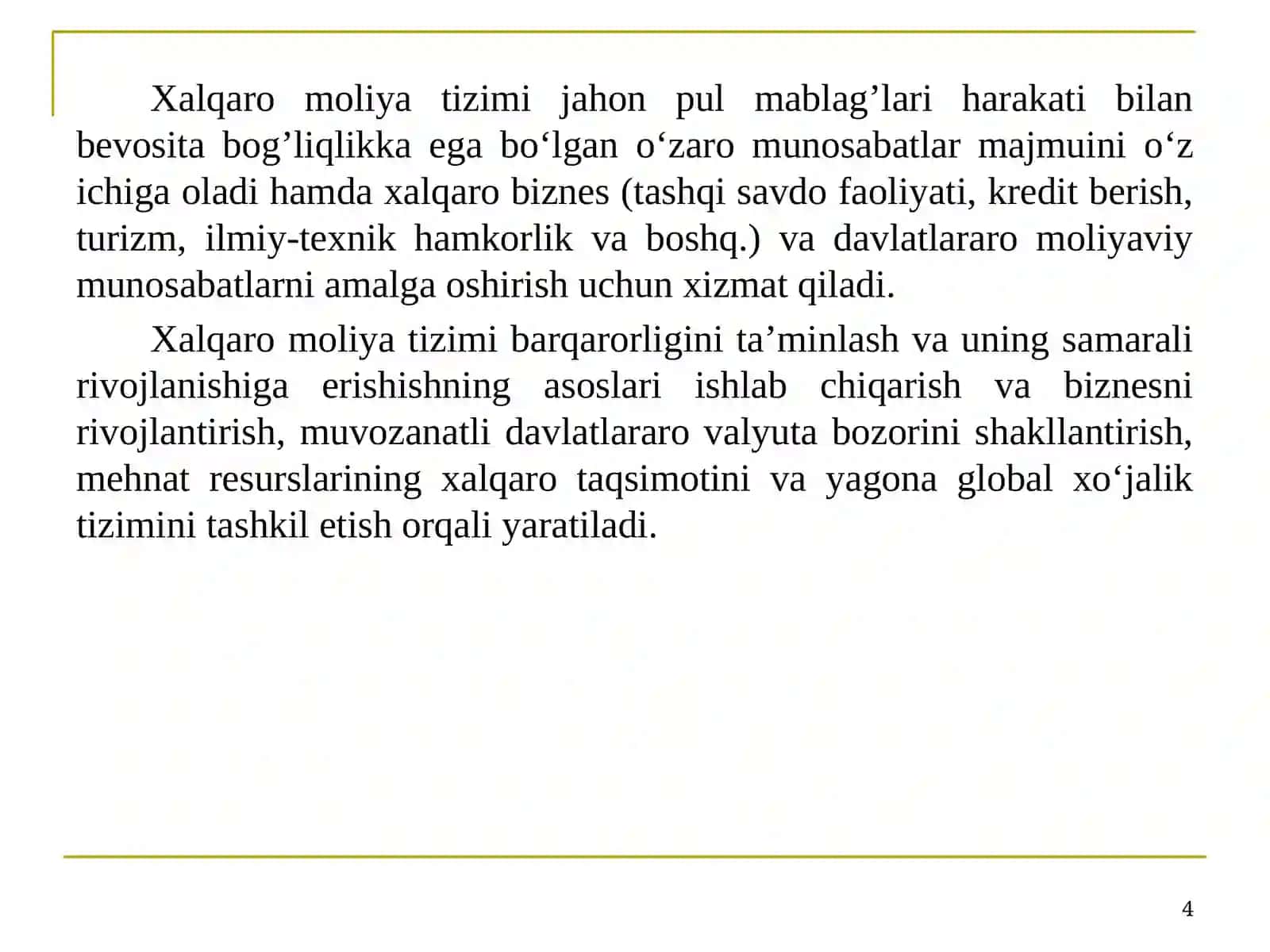 XAlqaro biznes Moliyasi 4