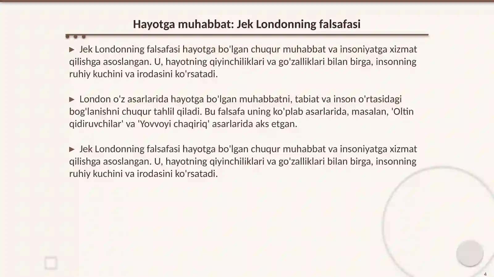 Hayotga muhabbat hikoyasi 4