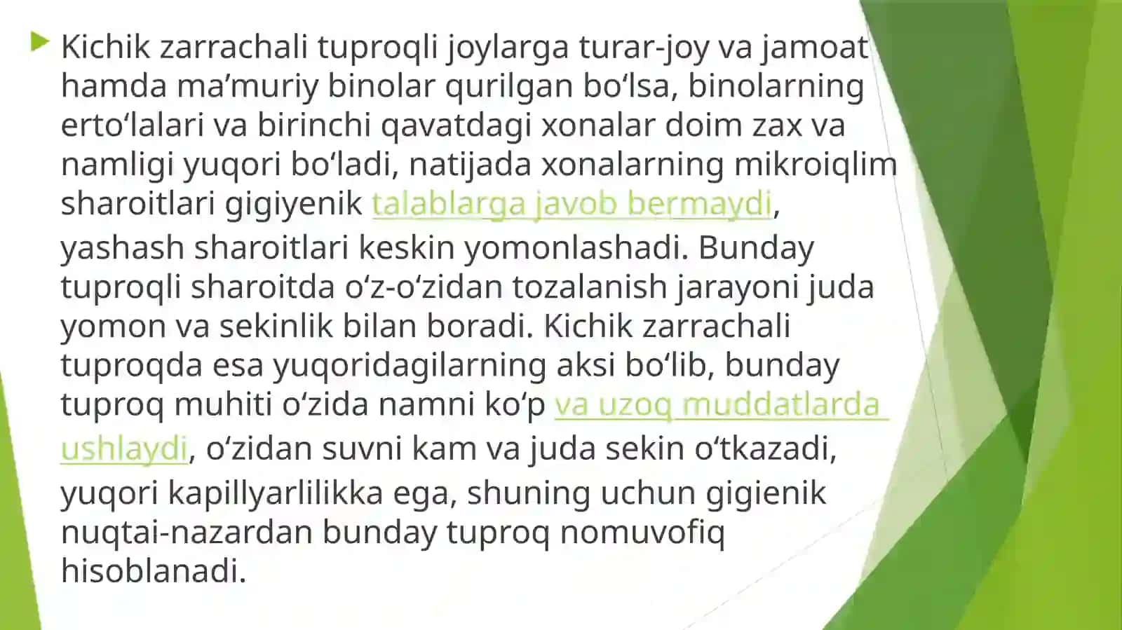 Tuproqning fizik va mexanik xossalari 4