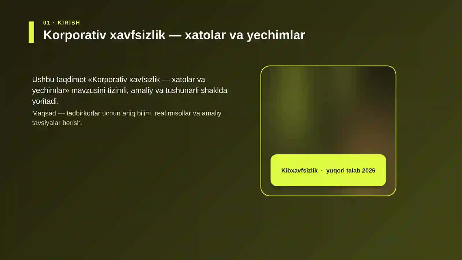 Korporativ xavfsizlik — xatolar va yechimlar 4