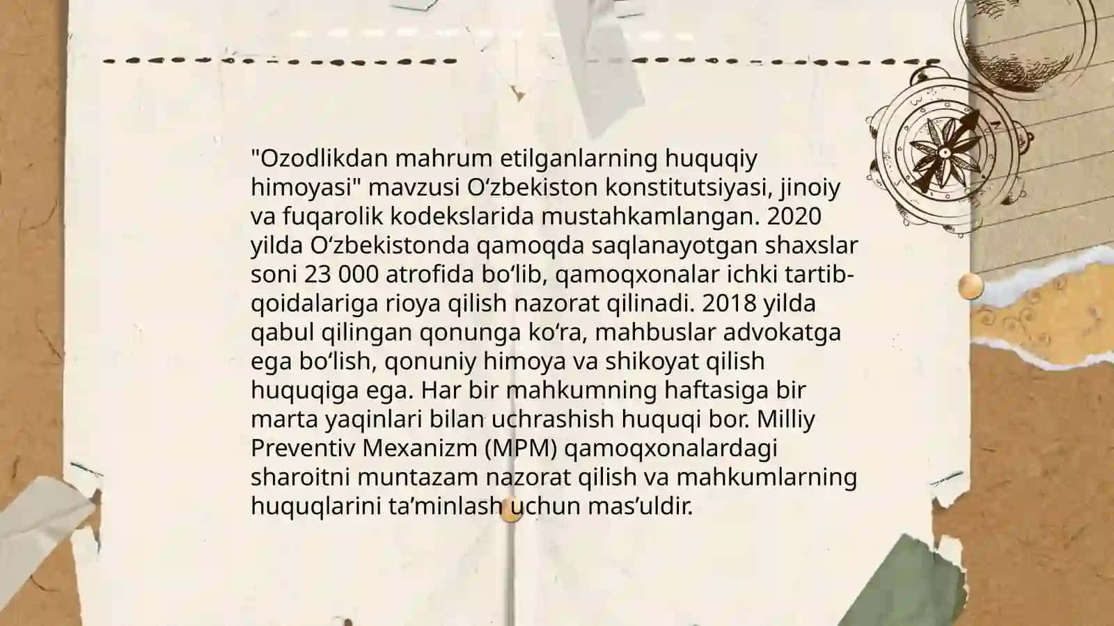 Mahkumlarning huquqiy holati 4