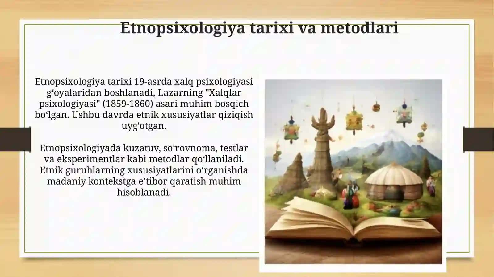 Etnopsixologiya fanining predmeti, vazifalari 4