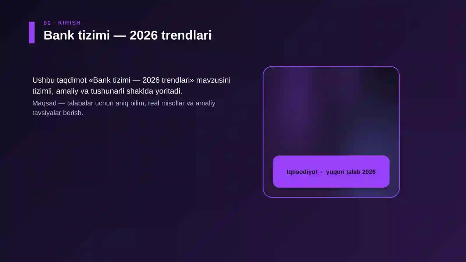Bank tizimi — 2026 trendlari 4