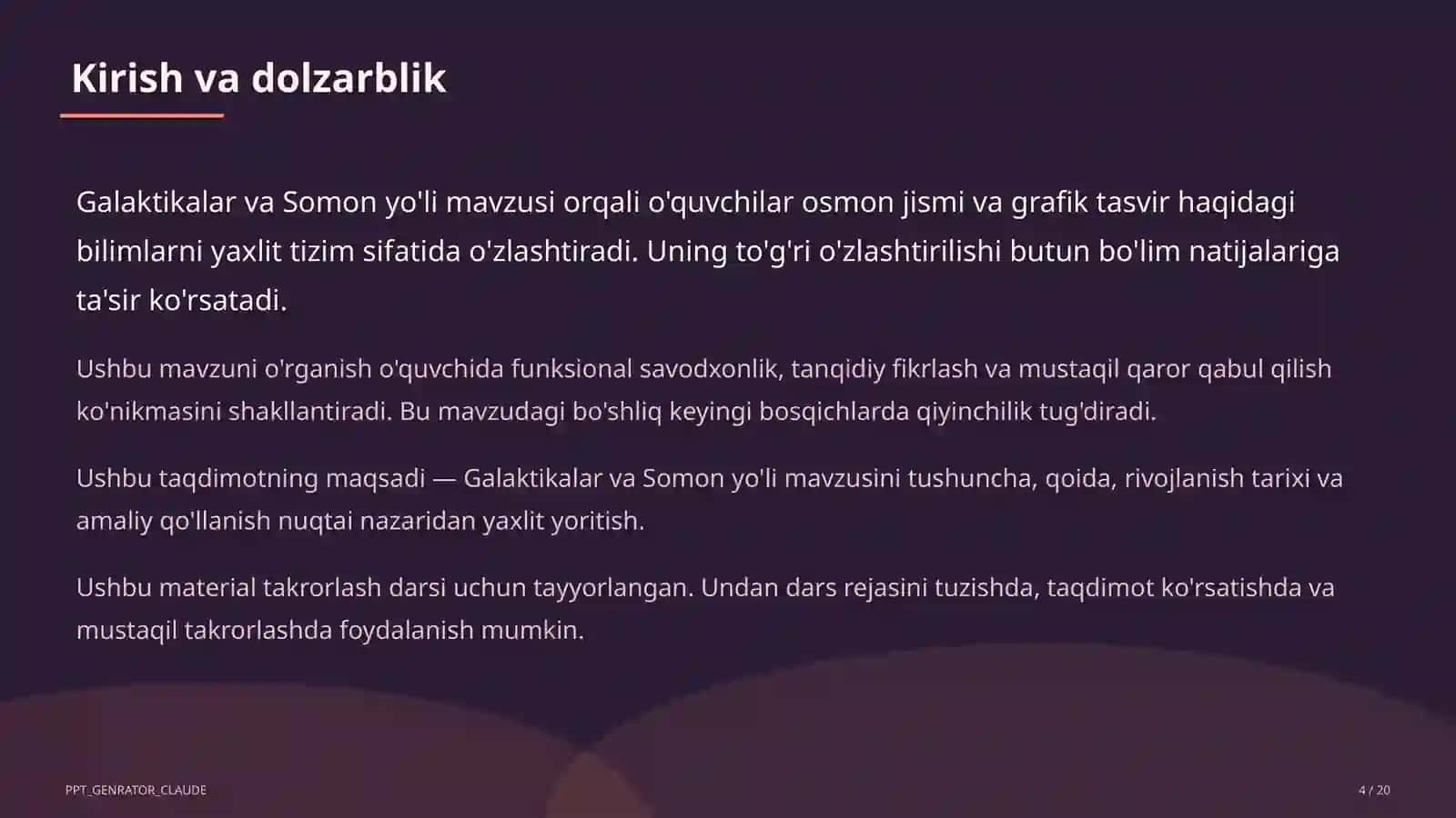 Galaktikalar va Somon yo'li (11-sinf) 4