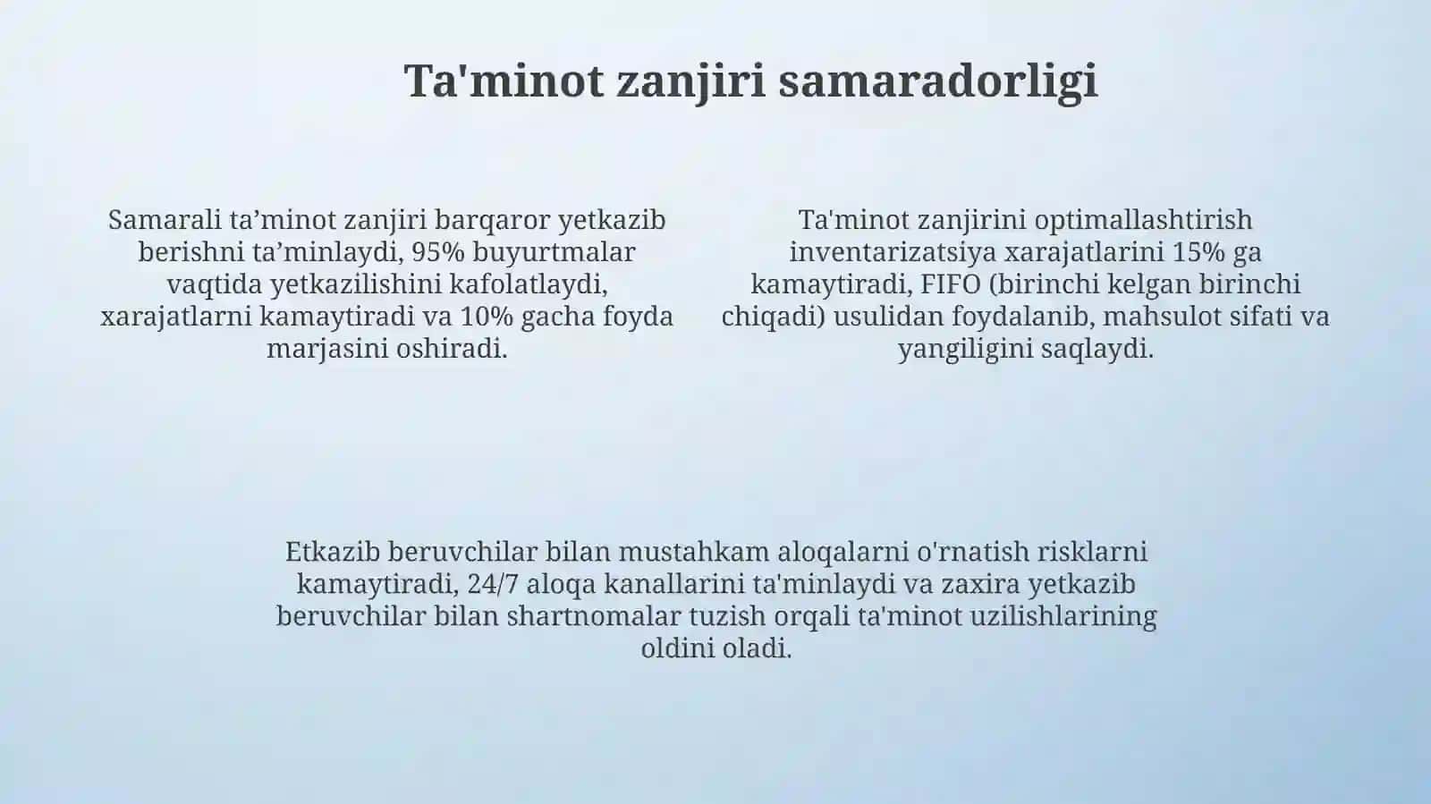 Ovqatlanish korxonasining inqirozga yuz tutishining oldini olish yo’llari 4