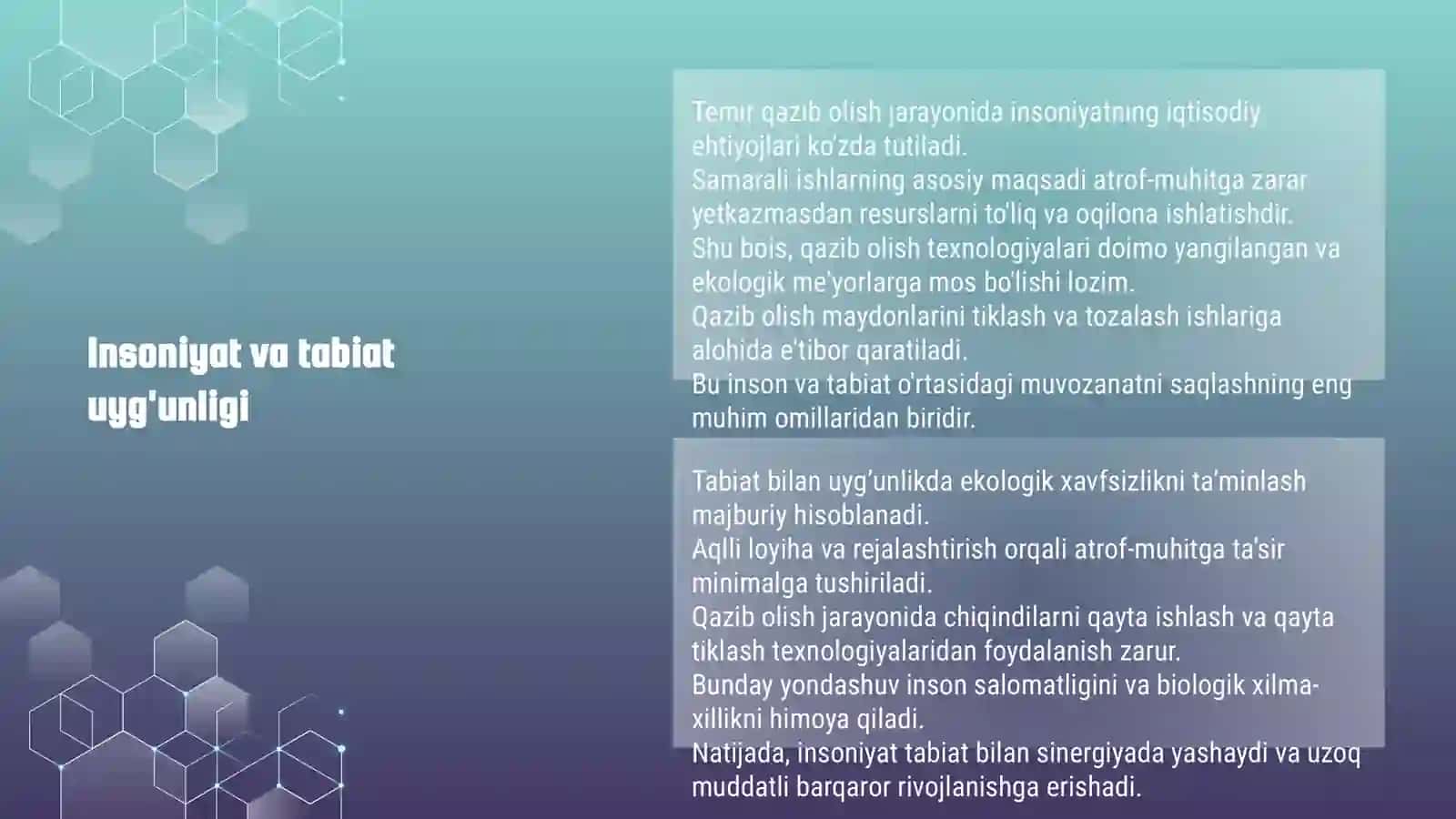 TEMIR QAZIB OLISHDA SAMARALI ISHLAR 4