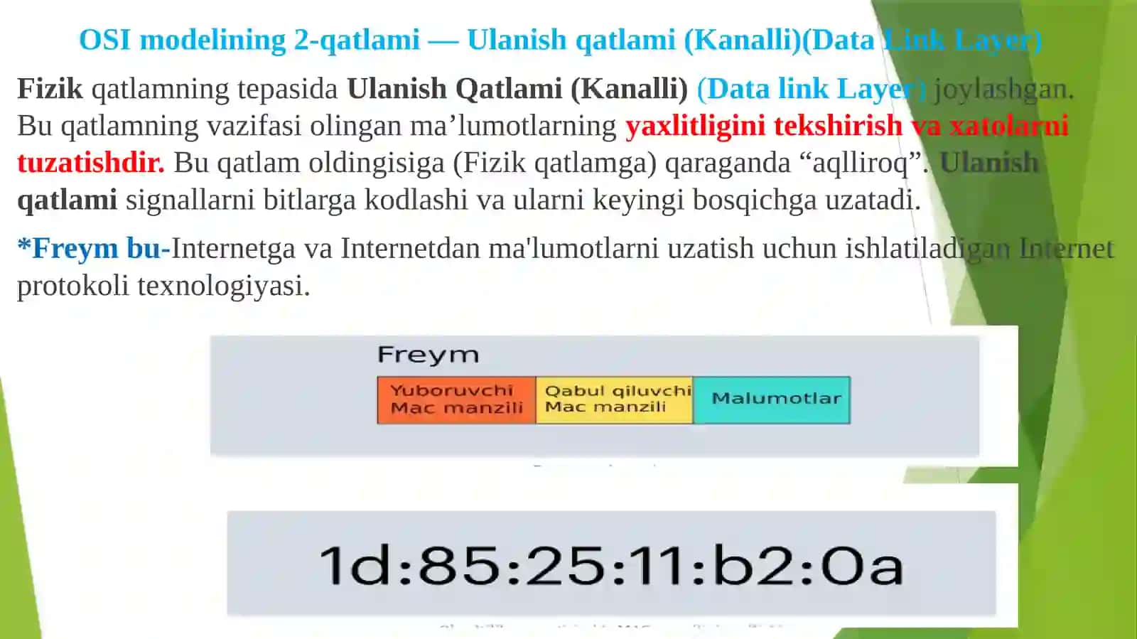 Kanal va seans sathlarida himoyalangankanallar nishakllantrish protokollari 4