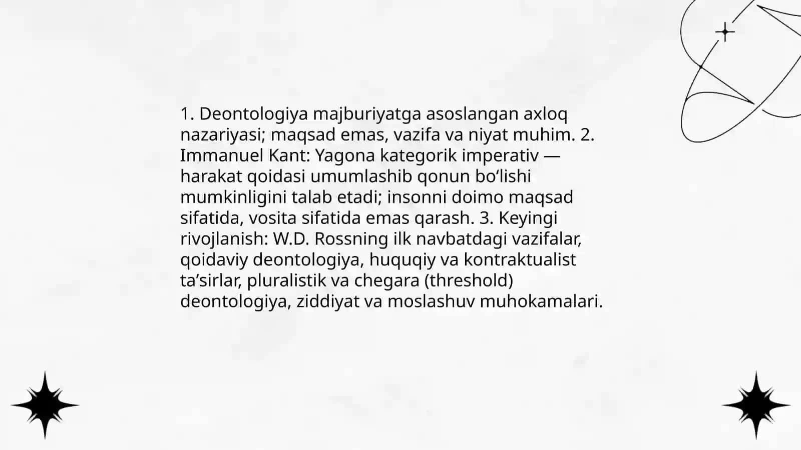 Etika va deontologiya tushunchalari 4