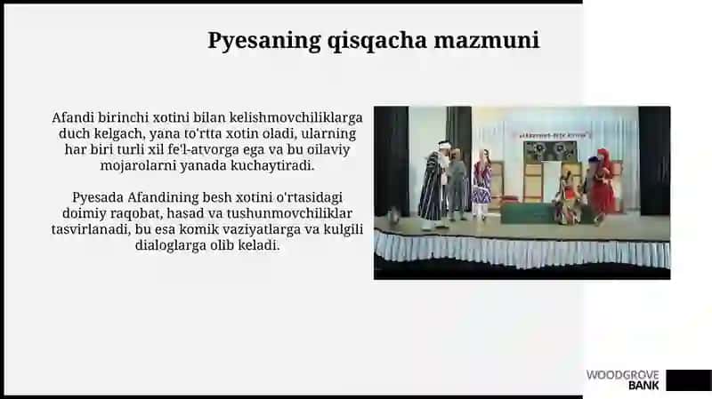Afandining besh xotini 4