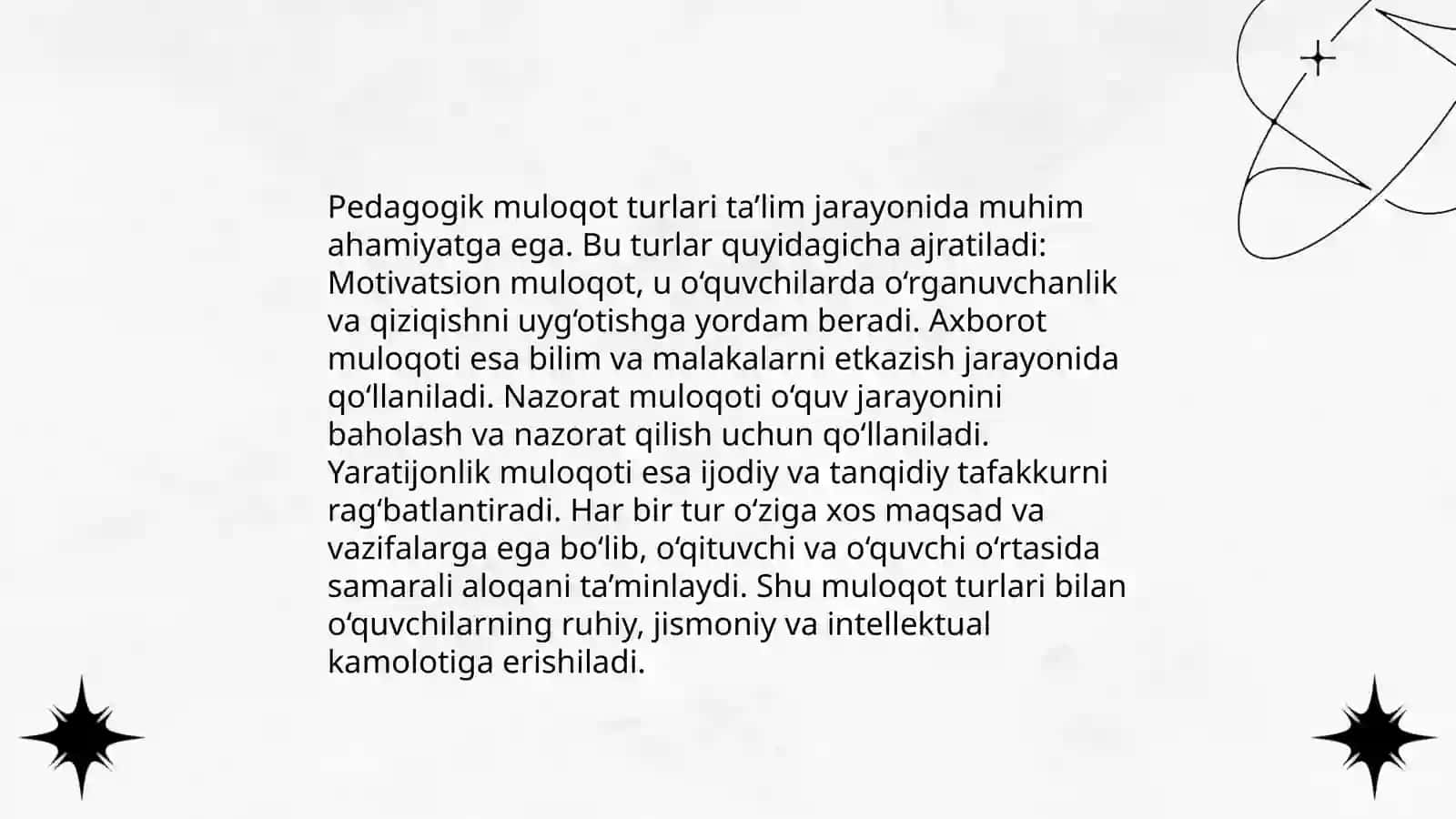 Pedagogik muloqotning nazariy asoslari 4
