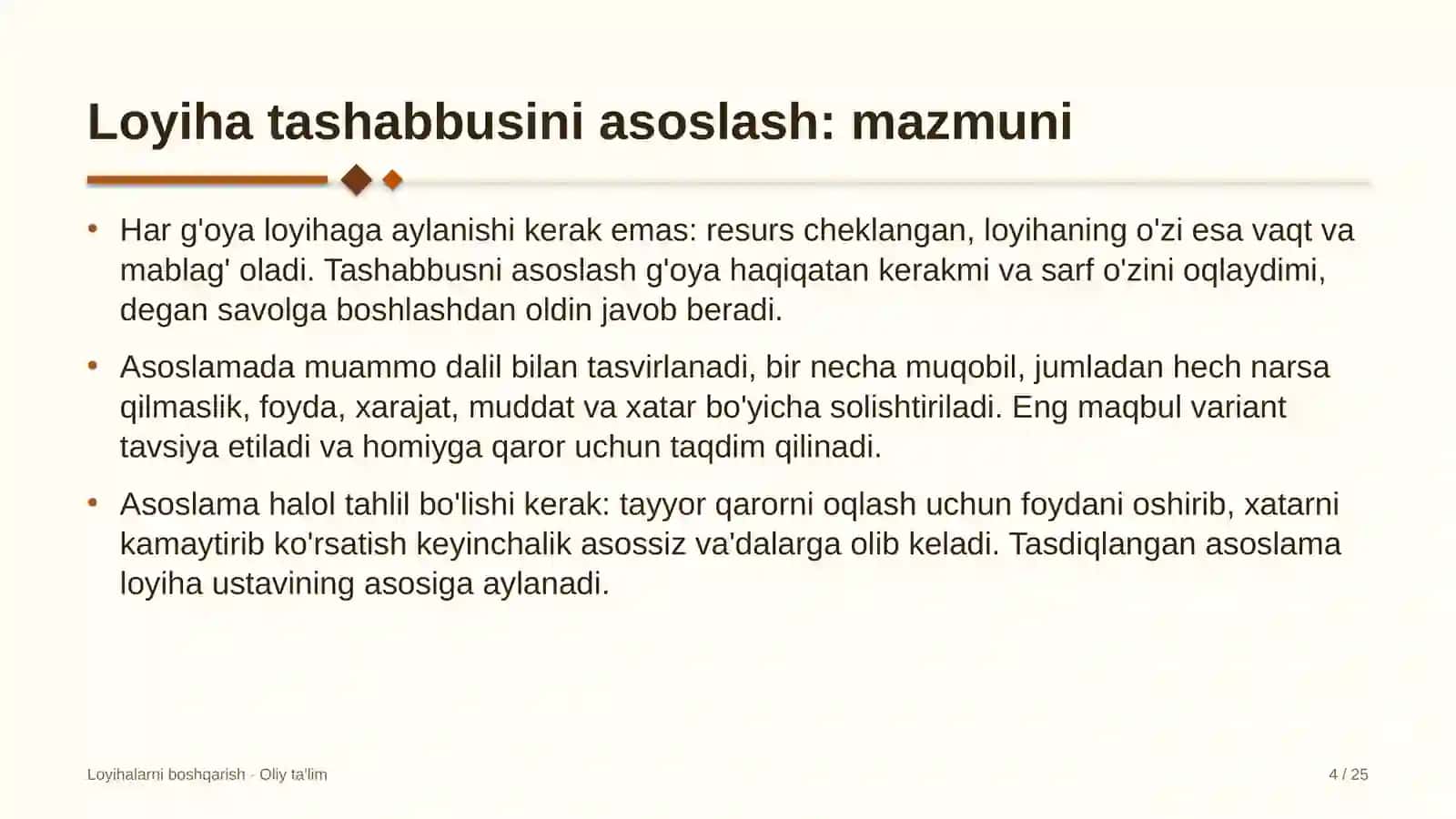 gidroelektr stansiyalarida loyiha tashabbusini asoslash 8313 4