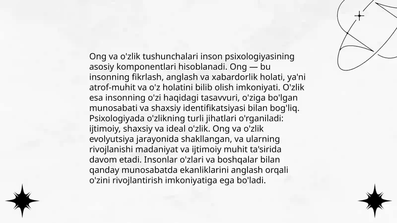 Ong haqida tushuncha va uning xossalari 4