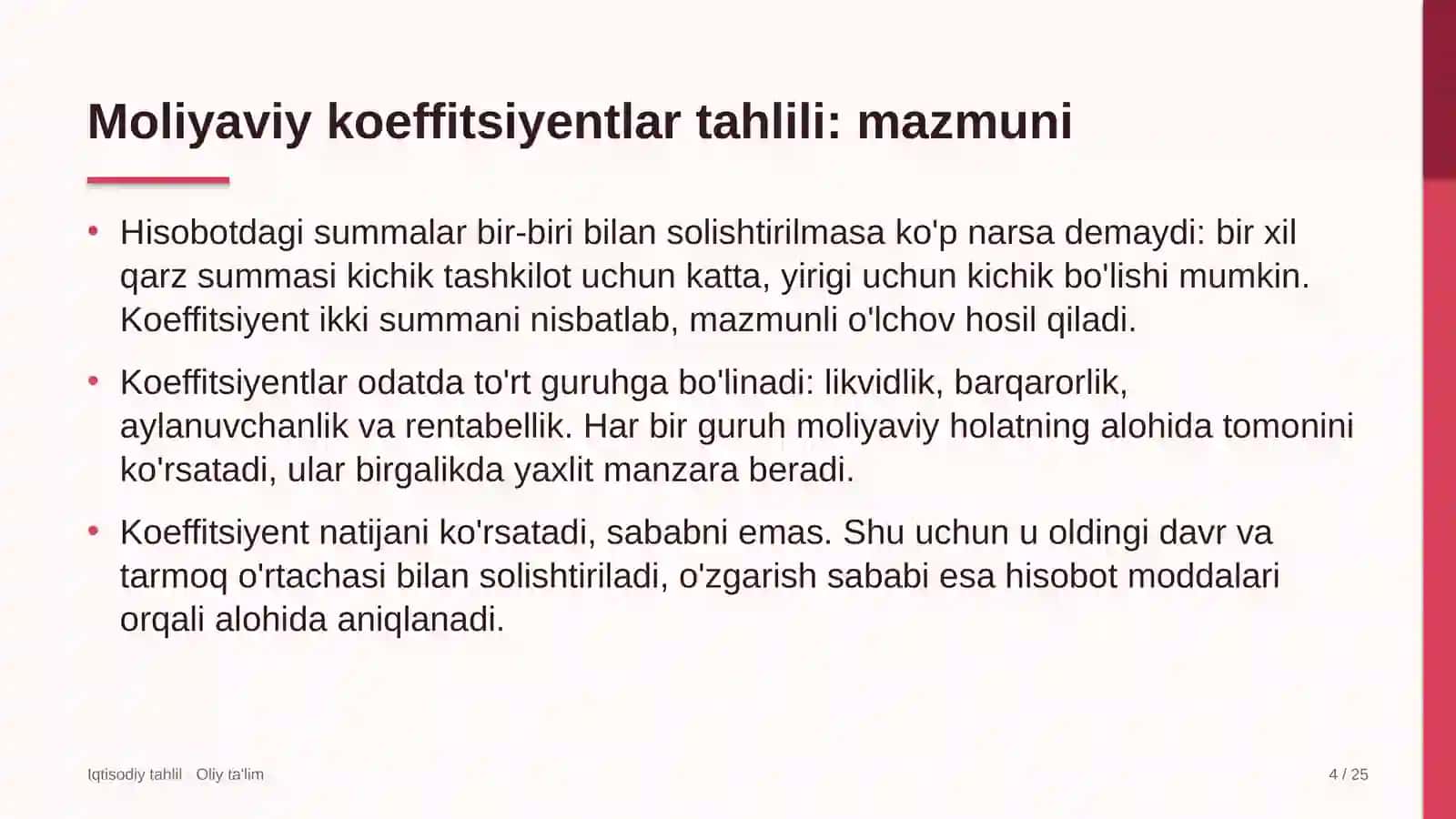 dehqon bozorlarida moliyaviy koeffitsiyentlar tahlili 7372 4