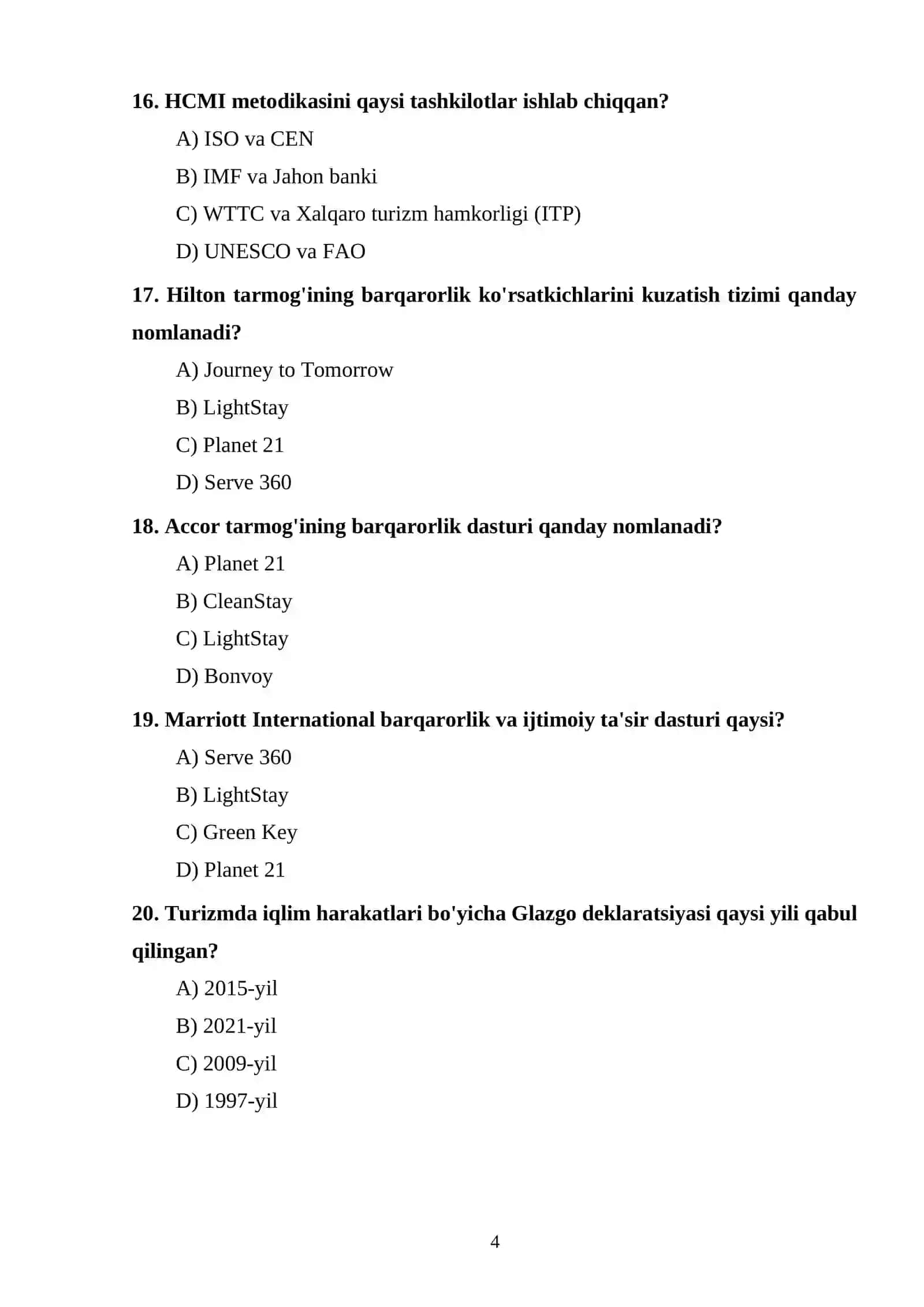 Barqaror turizm va ekologik mehmonxona boshqaruvi: "yashil mehmonxona" konsepsiyasi 4