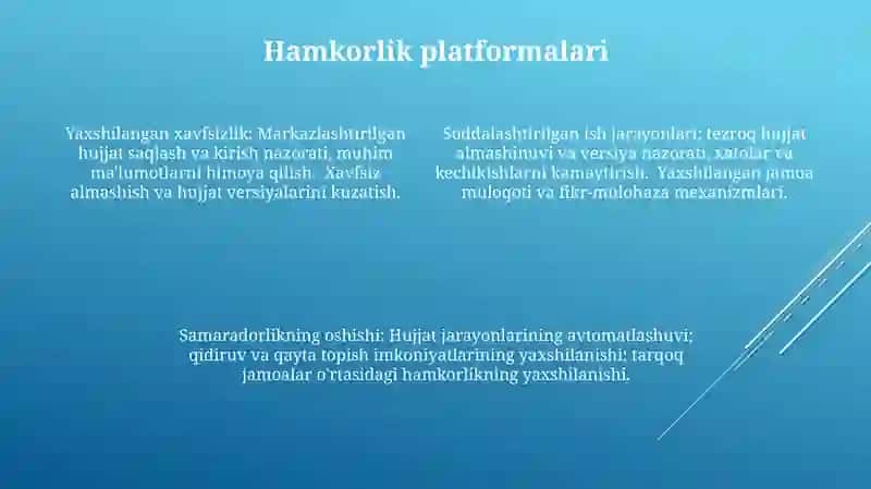 Axborat texnologiyalarning hujjatlar almashinuvida qullanilishi 4