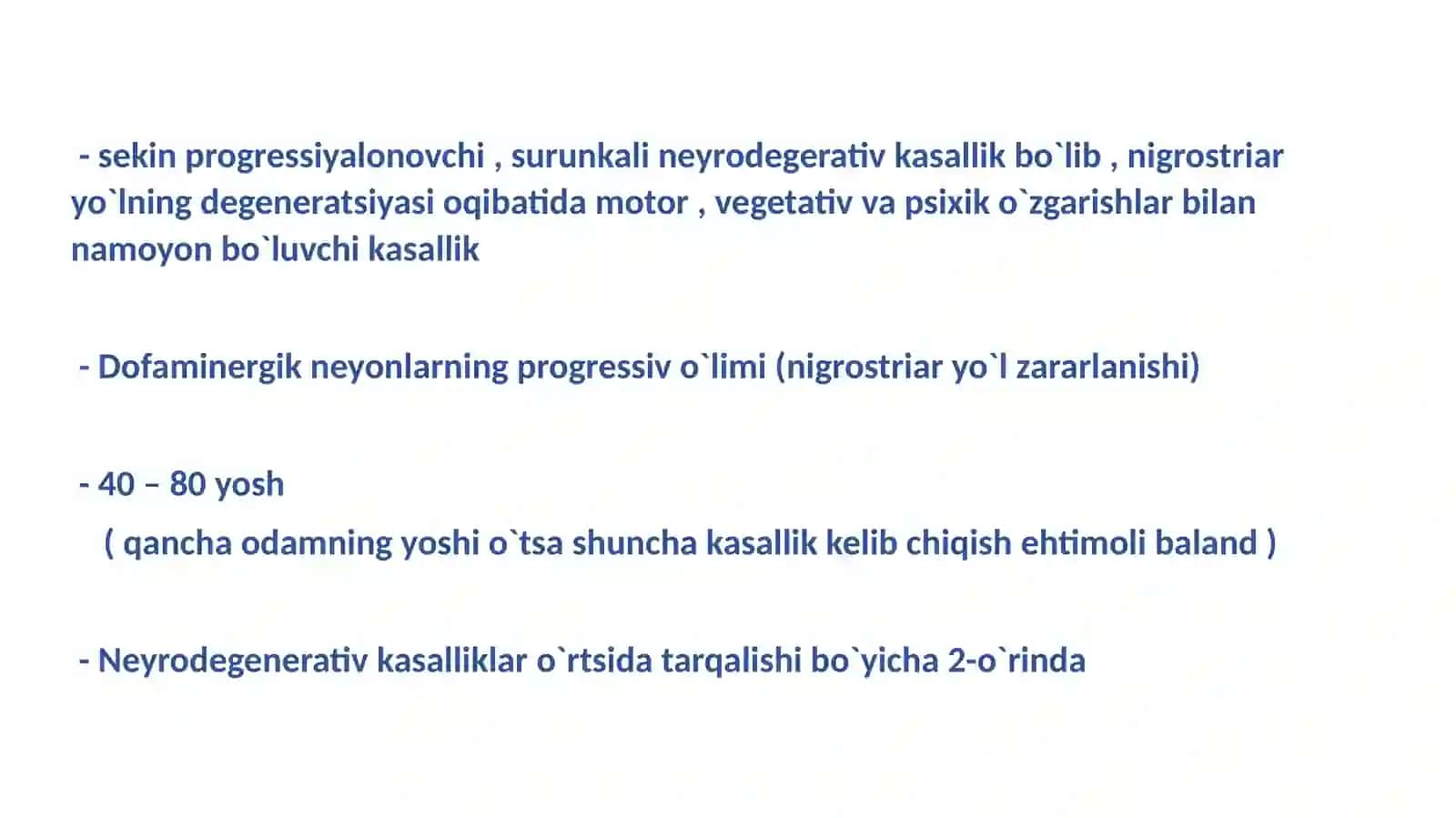 Parkinson kasalligi 4