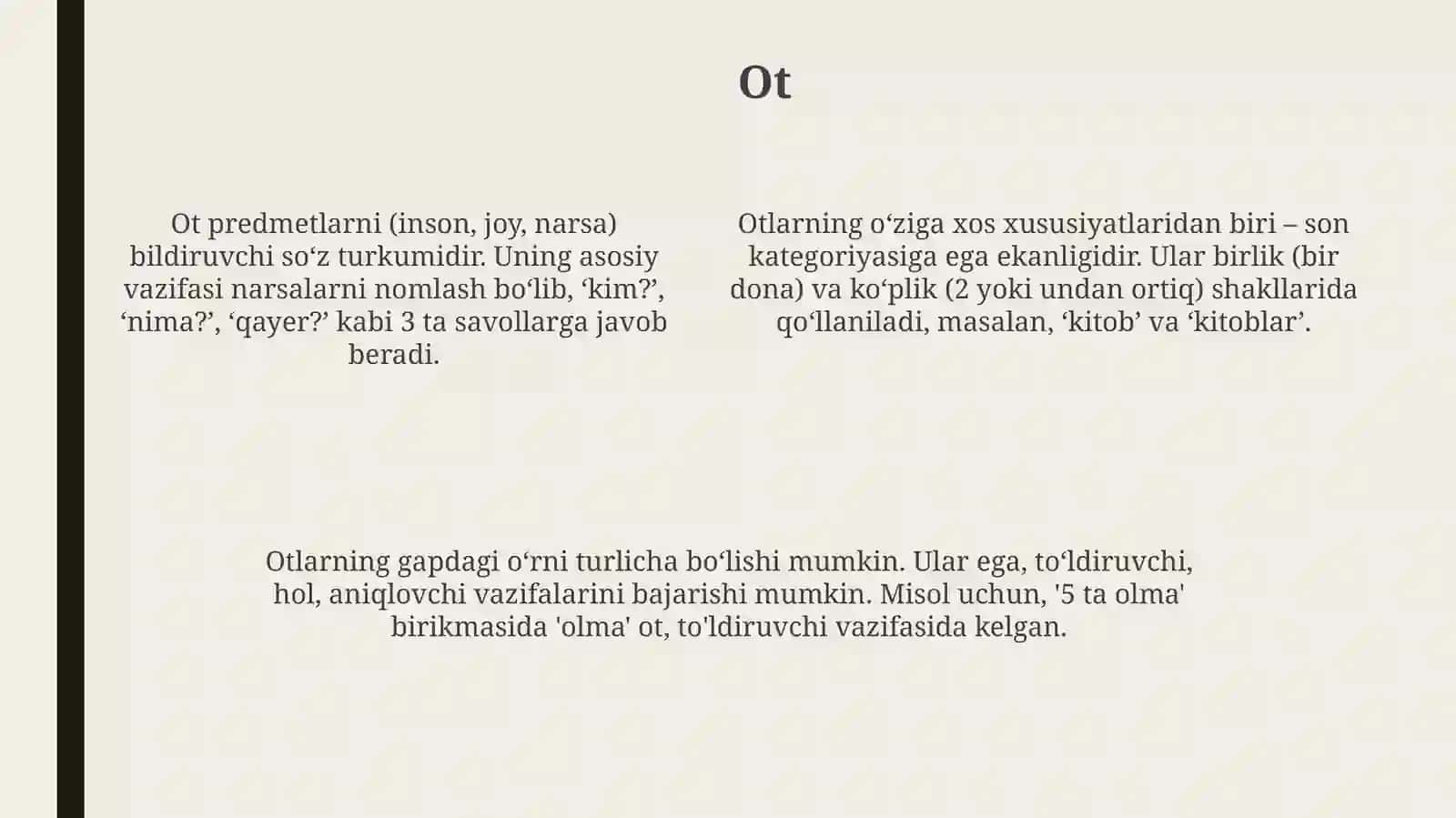 Ot sõz turkumi 4