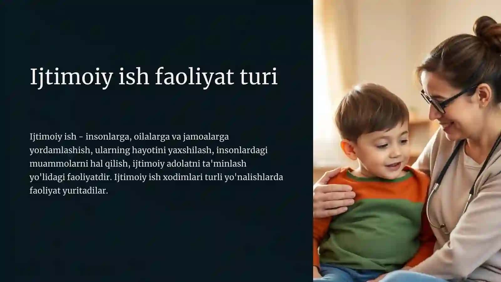 Ijtimoiy ish faoliyat turi sifatida. 4