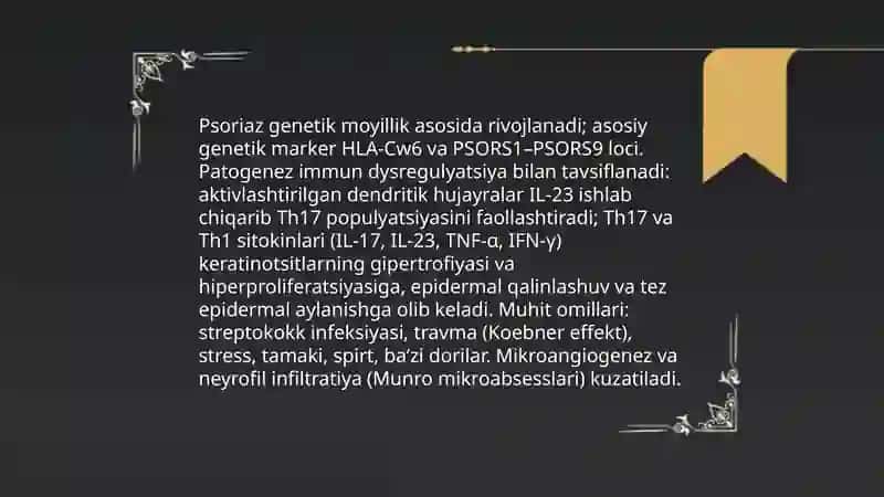Psoriaz kasalligi 4