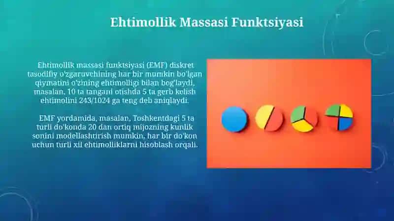 Diskret Tasodifiy O'zgaruvchilar 4